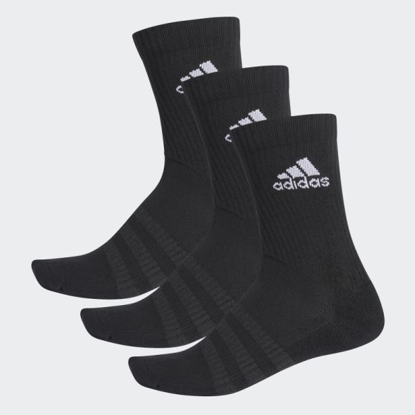 Black CUSHIONED CREW SOCKS Adidas