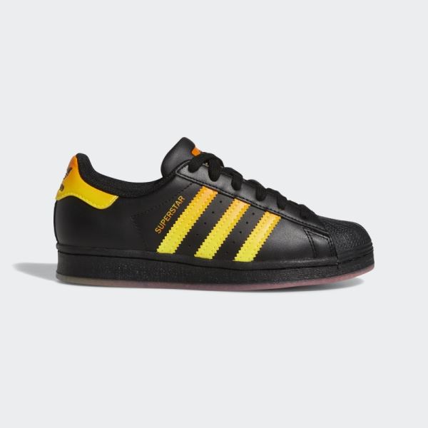 Yellow Adidas Superstar Shoes