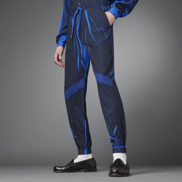 Adidas Blue Version Fabric Block Soccer Track Pants Blue