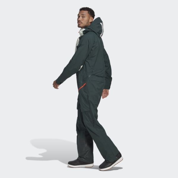 Terrex 3-Layer GORE-TEX Snow Suit Green Adidas