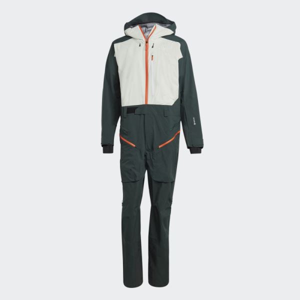 Terrex 3-Layer GORE-TEX Snow Suit Green Adidas