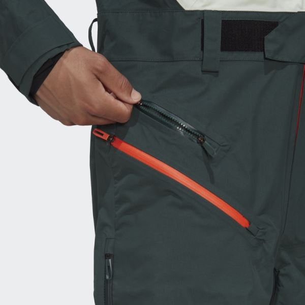 Terrex 3-Layer GORE-TEX Snow Suit Green Adidas