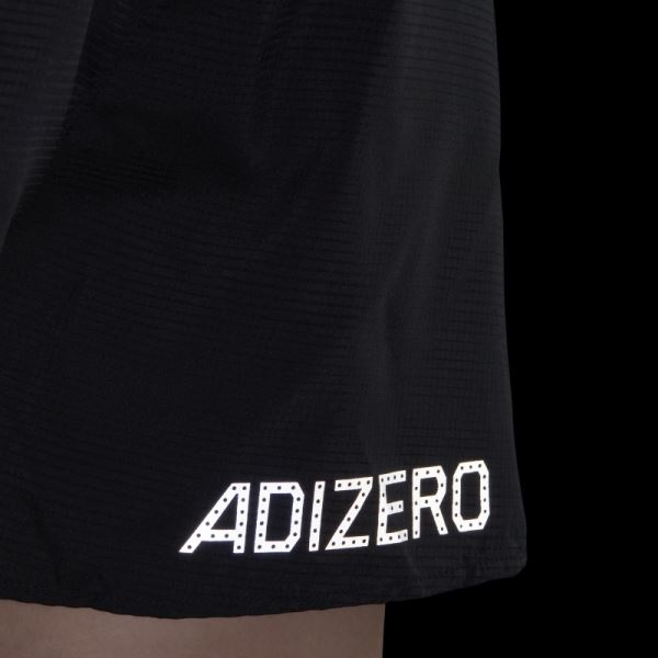 Black Adidas Adizero Running Split Shorts