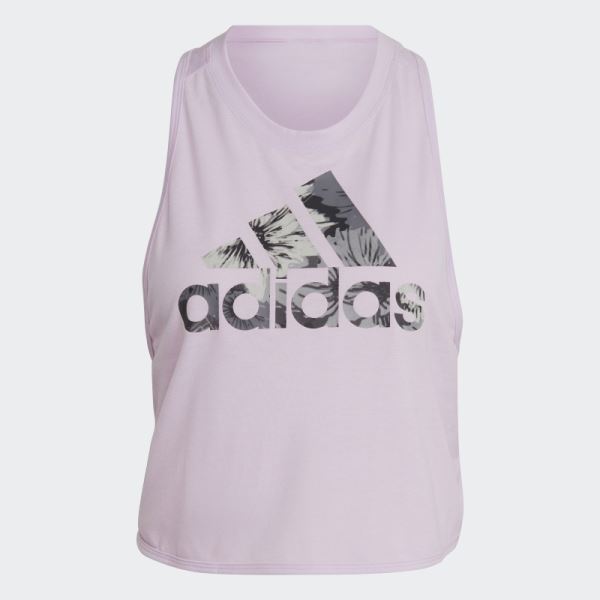 Lilac AEROREADY Made for Training Floral Tank Top Adidas