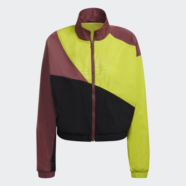 Adidas Black Adicolor Colorblock Track Jacket