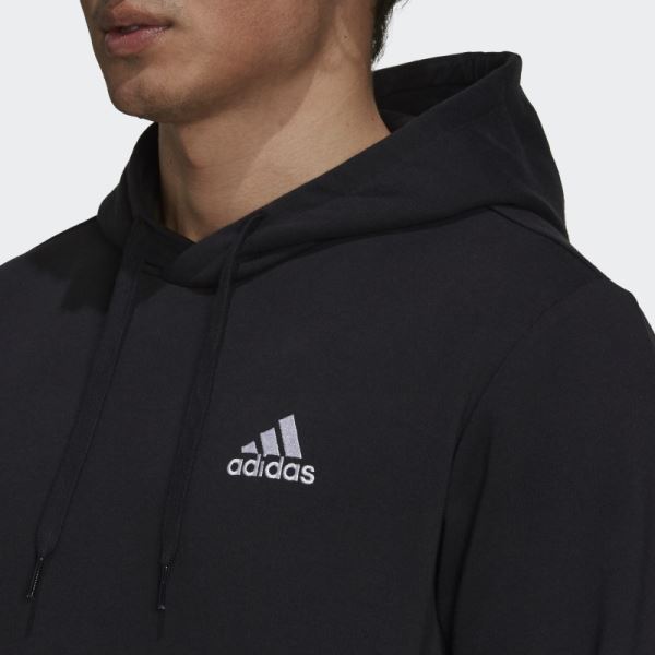 Stylish Adidas Essentials Fleece Hoodie White