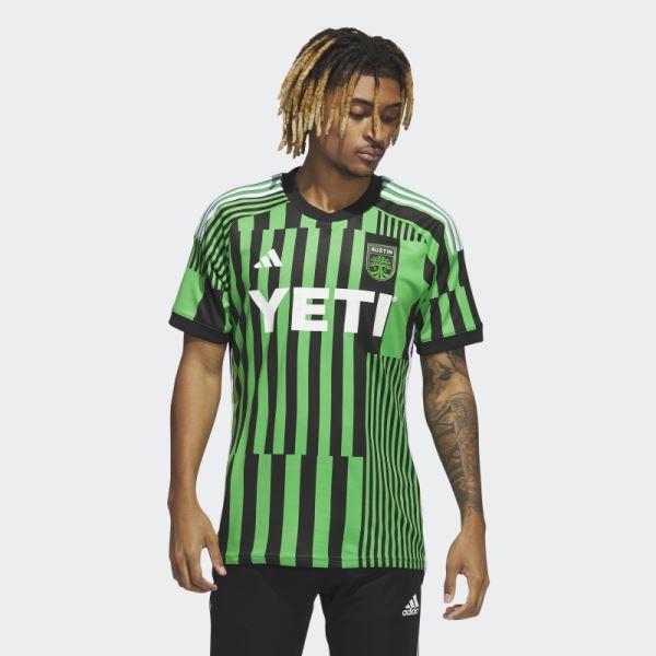 Adidas Real Green Austin FC 23/24 Home Authentic Jersey