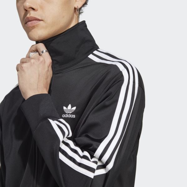 Adidas Black Adicolor Classics Firebird Track Jacket