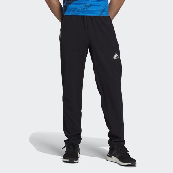 Black Adidas Train Icons Training Pants