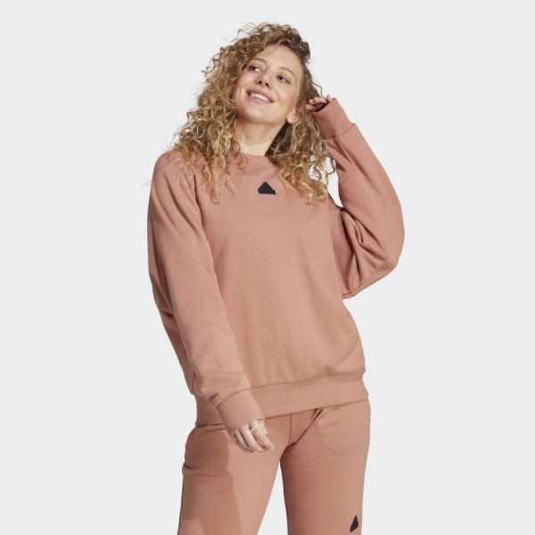 Adidas Clay City Escape Loose Crew Sweatshirt