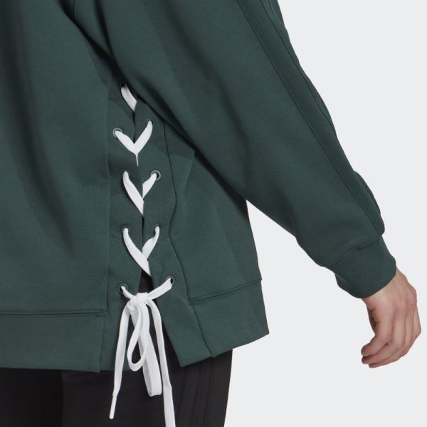 Mineral Green Always Original Laced Crew Sweatshirt Adidas