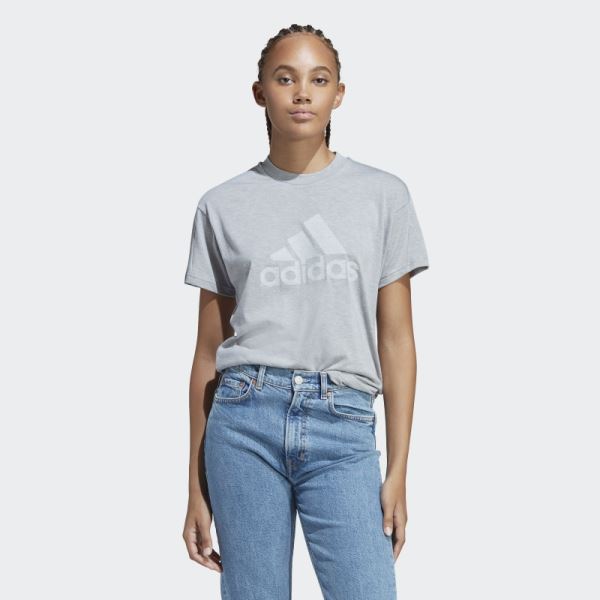 Adidas Future Icons Winners 3.0 Tee Medium Grey