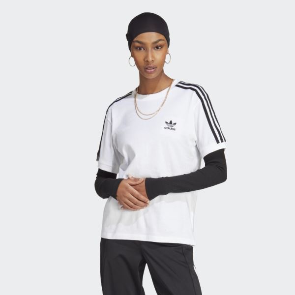 Adicolor Classics 3-Stripes Tee Adidas White