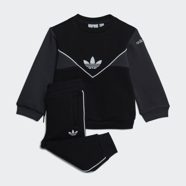 Adidas Adicolor Crew Set Carbon