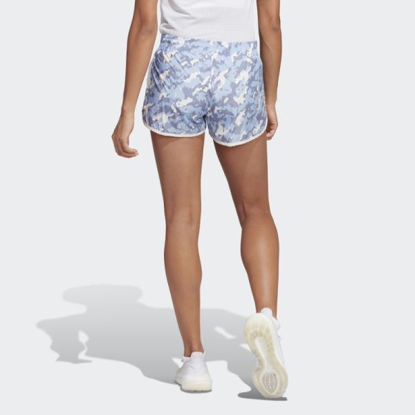 Adidas Blue Dawn Marathon 20 Camo Running Shorts