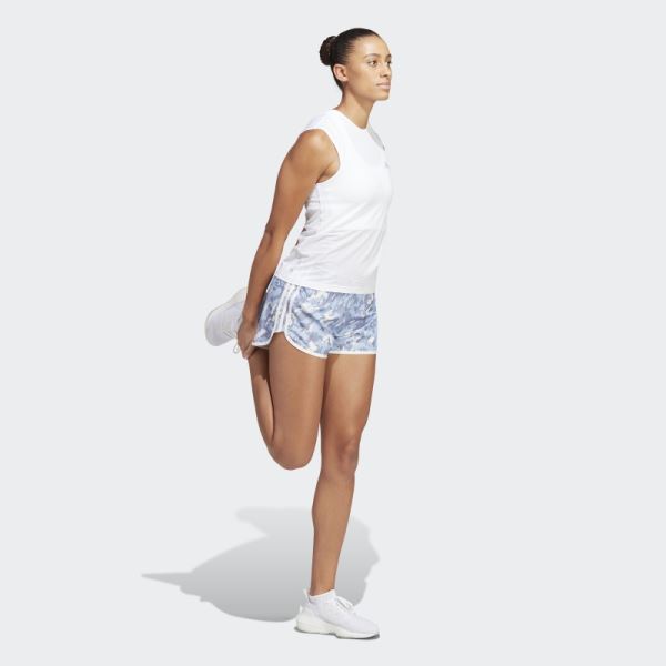 Adidas Blue Dawn Marathon 20 Camo Running Shorts