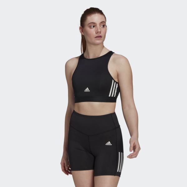 Hyperglam AEROREADY Training Light-Support Workout Bra Black Adidas