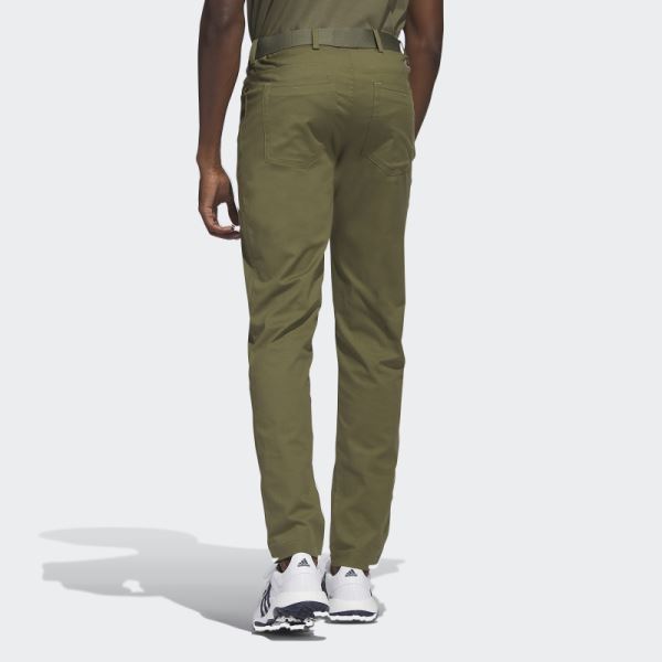 Go-To 5-Pocket Golf Pants Olive Adidas