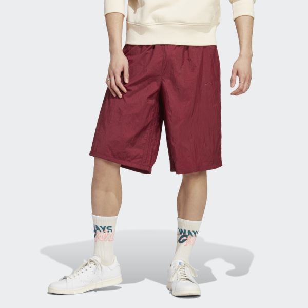 Red Fashion Adidas RIFTA Metro Long Shorts