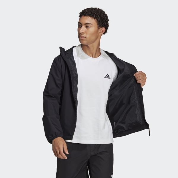 Black Adidas Essentials RAIN.RDY Jacket