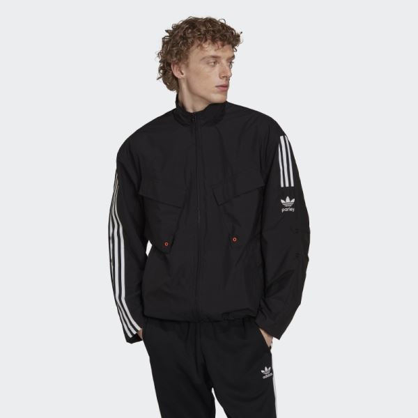 Adicolor Parley Track Jacket Black Adidas