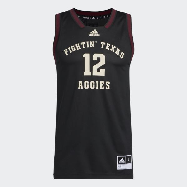 Aggies Swingman Jersey Black Adidas