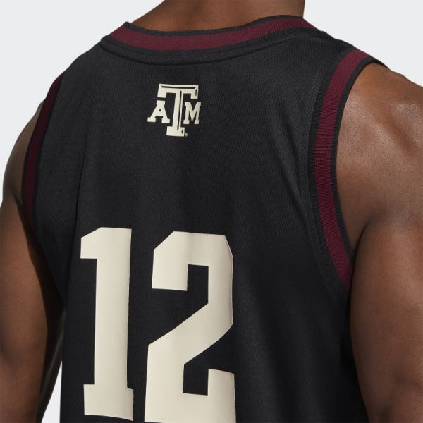 Aggies Swingman Jersey Black Adidas