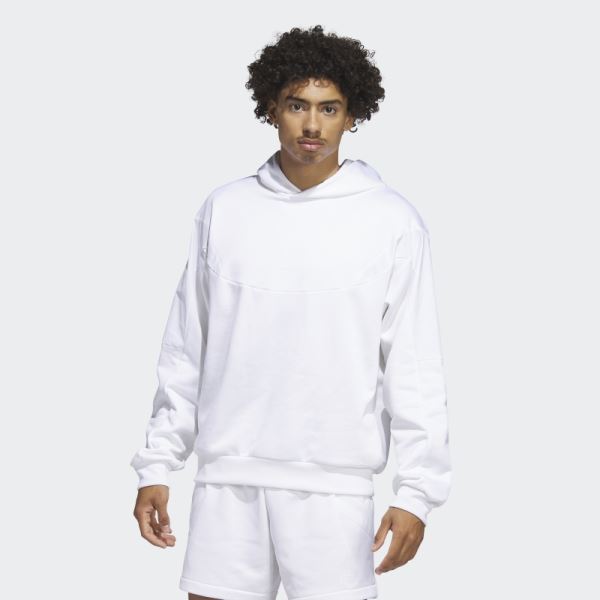 Adidas Harden Travel Hoodie White