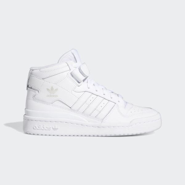 Hot Adidas White Forum Mid Shoes