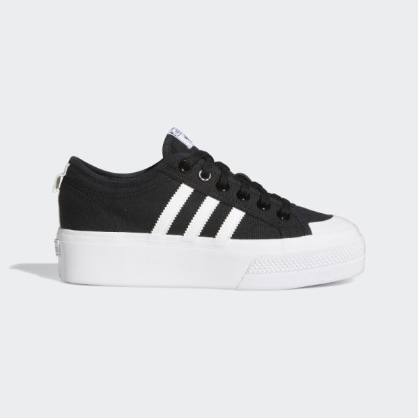 Adidas Nizza Platform Shoes White