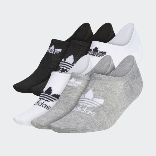 Grey Classic Superlite Super-No-Show Socks 6 Pairs Adidas