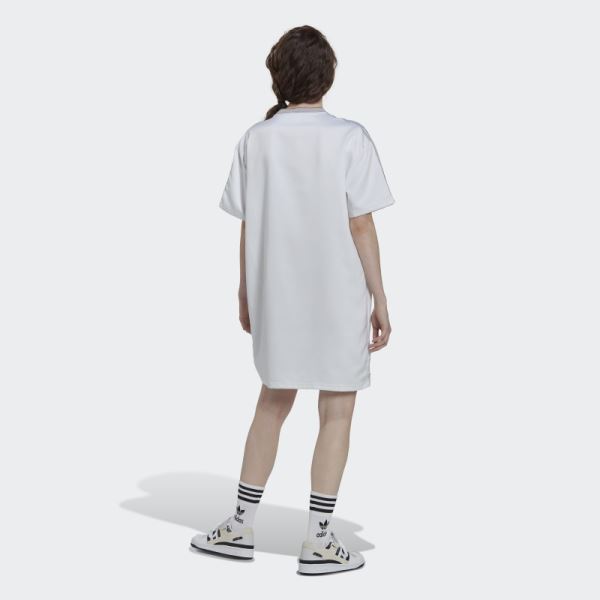 Adidas White Always Original Laced Tee Dress