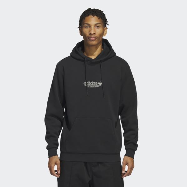 4.0 Strike Through Hoodie (Gender Neutral) Adidas Black