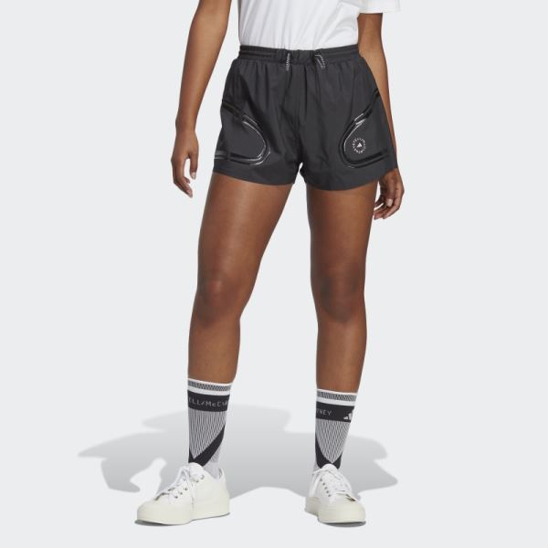 Adidas by Stella McCartney Black TruePace Running Shorts Hot