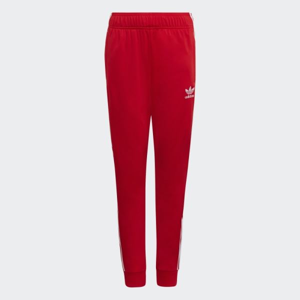 Red Adicolor SST Track Pants Adidas