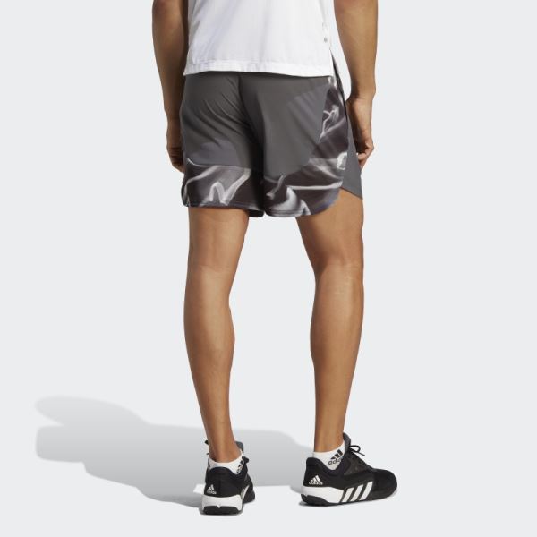 Adidas Grey Designed for Movement HIIT Training Shorts