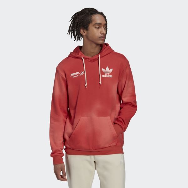 Adidas Red Graphics Mellow Ride Club Hoodie