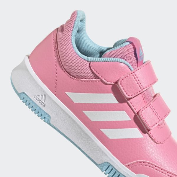 Pink Tensaur Hook and Loop Shoes Adidas