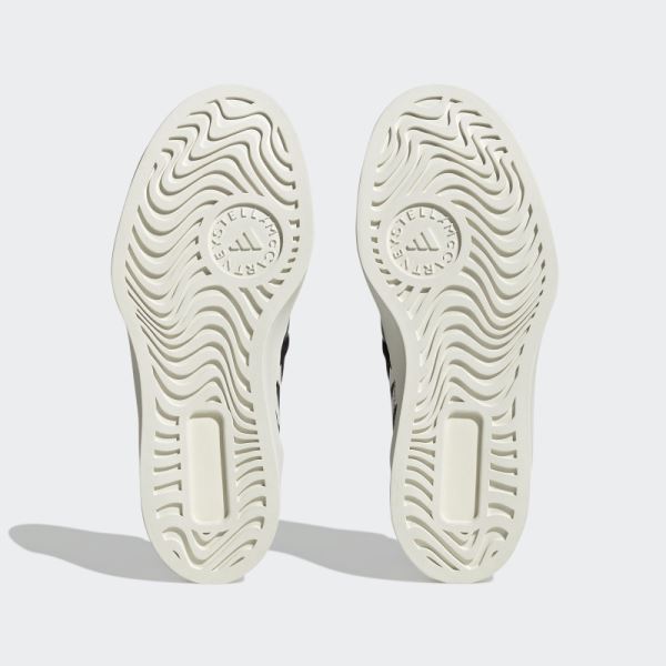 White Adidas by Stella McCartney Court Slip-On Shoes Fashion