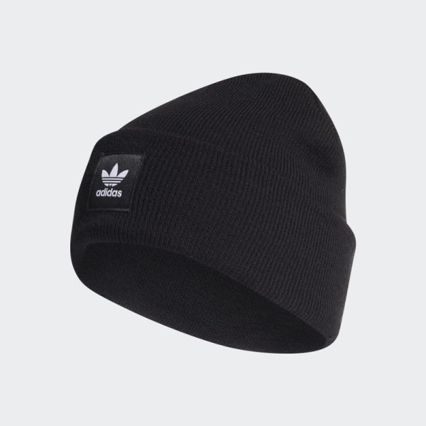 Black Adicolor Cuff Beanie Adidas