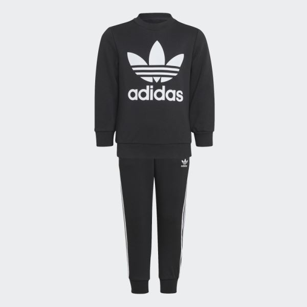 Adicolor Crew Set Black Adidas