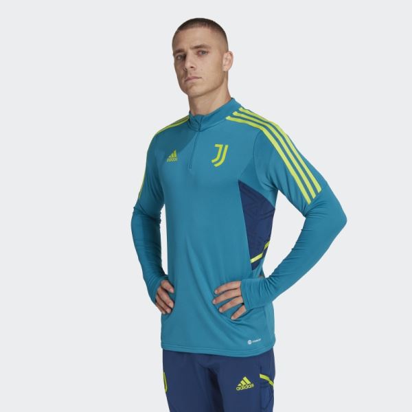 Juventus Condivo 22 Training Top Adidas Teal