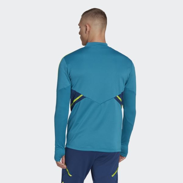 Juventus Condivo 22 Training Top Adidas Teal