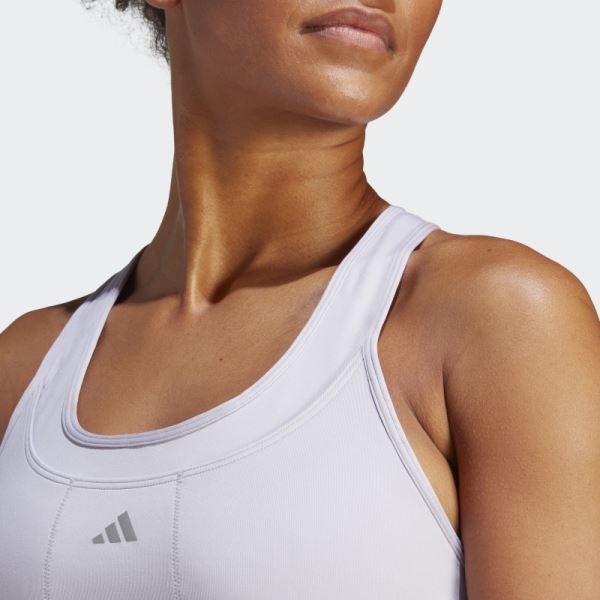 Silver Dawn Medium-Support Running Pocket Bra Adidas Fashion