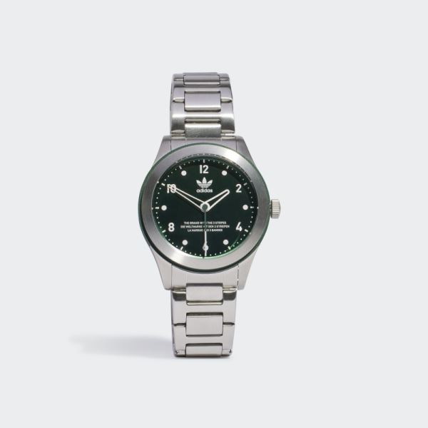 Adidas Code Three SST Watch Silver