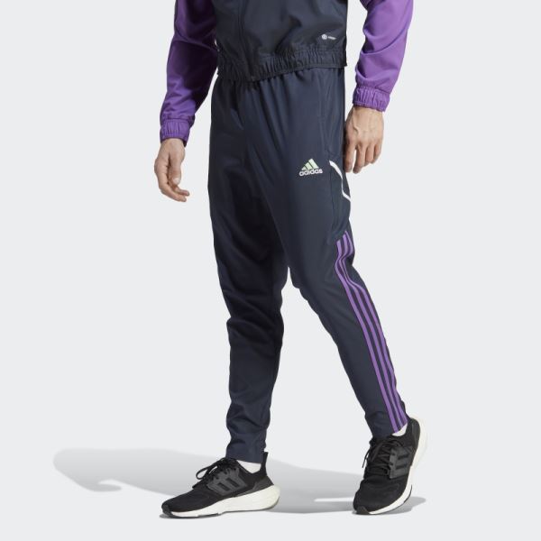 Night Navy Adidas Real Madrid Condivo 22 Presentation Tracksuit Bottoms