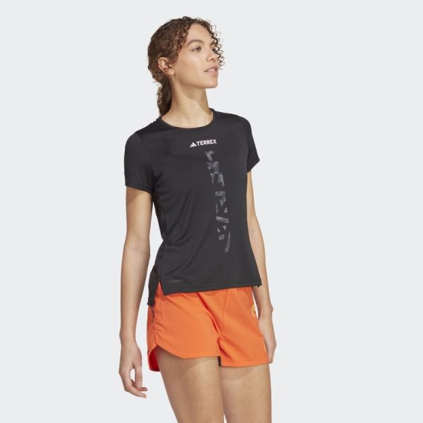 Adidas Terrex Agravic Trail Running Tee Black