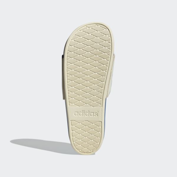 Adidas Adilette Comfort Slides Blue Rush