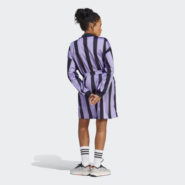 Violet Jacquard Jersey Dress Adidas