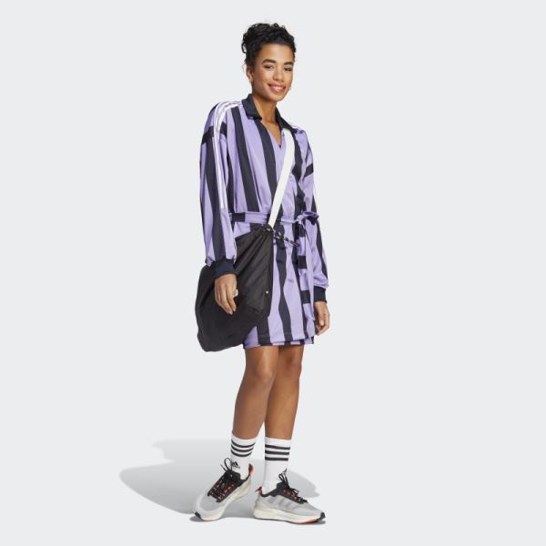 Violet Jacquard Jersey Dress Adidas